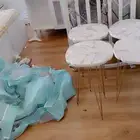 سرير اطفال. محبس اطفال جديد دولاب كوفي. طاولات خدمه