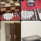 (طاولات) وتسريحه و3بيبان خشب