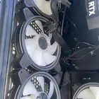 6 مراوح RGB شكل فقط