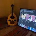 عود مسيقي لوكس الظهر اسود