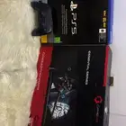 سوني 5 سليم نسخة الديجتل مع يدات ومع شاشة gameon 120 hz IPS