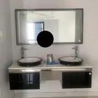 غسلة فاخرة دبل مع مرايا كبيرة نظيفة جدا  ولم ت ستخدم