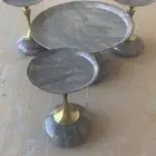 طاولات حديد وتحت رخام جدد