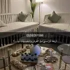 كراسي الفرش والمخدديات