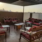 كرسي حديد جلسات خارجية