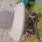 كرسي طعام ونطاطة اطفال استعمال بسيط