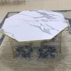 طاوله خشب مع 4 خدمه