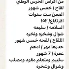 فرس شويمه عربيه من افراس الحرس الوطني معها مهر ادهم ولقاح خ