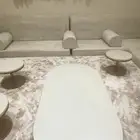 طاولة قهوة ارضية مع 3 طاولات صغار