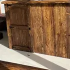 تصميم وتنفيذ مشاريع   طاولات وكراسي ركن كوفي بالخشب الطبيعي
