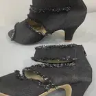 كعب جينز فخم براند