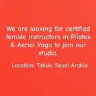 Hiring Now   Female Pilates   Aerial Yoga Instructors