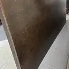 طاولة طعام وطاوله حديد مع طاولات الخدمه وطاوله ارضيه