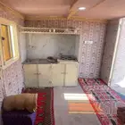 كرفانه سحب طول 4 والعرض مترين وسبعين والغرفه اخت الجديده