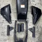 طقم تانكي اسود يبغالها تلميع وخط وفيه سحوك خفيفه ax100