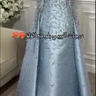 فستان مطرز باللؤلؤ لبس واحده فقط مررره يجنن وفخم