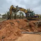 بوكلين دقاق بكت   حفر نخيل   حفر هدم