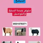 لبيع جميع أنواع الذبائح مع خدمة السلخ والتوصيل