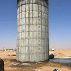 خزان اصطوانيه قطر خمسه ارتفا 15متر