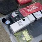 قطع تايوتا اكسنت و ماطور هوا و طفايات جديده و ادوات السلامه