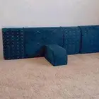 مساند 3ونص في 3ونص جديده اللون زيتي