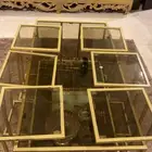 كنب مع طاولة وفرشه