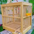 قفص طيور خشب