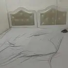 للبيع اثاث سرير ثنين وتسريحة