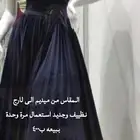 فستان كحلي منفوش