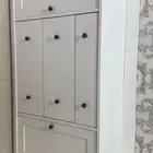 كومدينا ابيض من ايكيا ثلاث ادرج سحاب ودرجين طولي