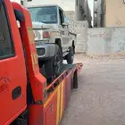 سطحه حي الروضه والخليج لنقل السيارات المصدومة والمعطلة