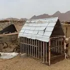 شبك دجاج وحمام وأرانب الطول 3 والعرض1 دورين صلب حديد