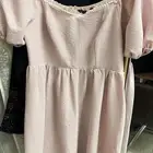 فستان وردي مقاس m-L