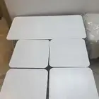 طاولة قهوه مع 4 طاولات خدمة