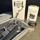 DJI Gimbal 7P مثبت جوال   حقيبة   2 Boya Mini Mic