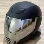 خوذة ايكون اسود مطفي