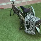 رامبو لون اسود نضيف يحتاج كفر ولستك يوجد جنطين اسود وفضي