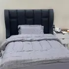 سرير نفر ونص نظيف وجديد وجوده الخشب