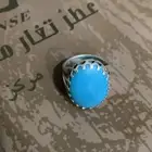 خاتم اصلي فيروز شابوري فضة ثقيل
