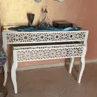 كونسول ابيض طاوله استقبال