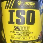 بروتين ايزو الشركة body builder بنكهة السينكرز 63 سيرفنق