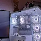 بي سي شاشتين طاوله ماوس كيبورد