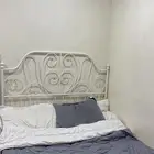سرير ايكيا   قاعدة سرير بألواح خشبية   مرتبة