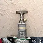 للبيع جنبية خنجر قرن صب فضة كامل