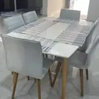 طاولة طعام 6 كراسي