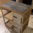 شبك دجاج طوله تقريبا  متر وعرضه نص متر