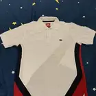 تيشيرت ابيض ملون مستعمل المقاس L