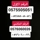 للبيع رقمين مميزه