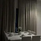 طاوله طعام و 8 كراسي ابيض