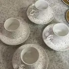 طقم للكاسات الشاي او القهوه الحلوه وطقم فنجايل